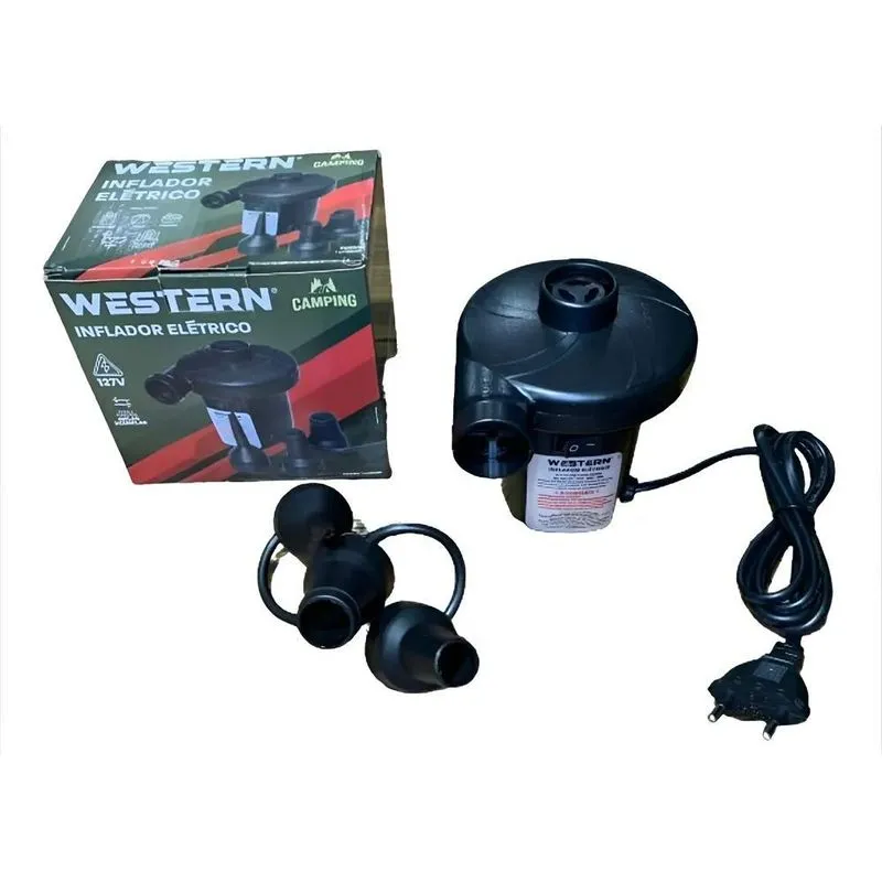 Bomba Ar Elétrica Western 110v: Infla/desinfla Rápido