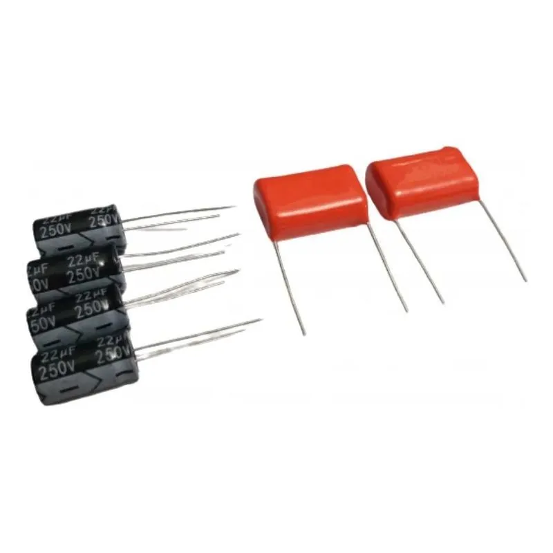 2x Kit 4 Capacitor Corneta 22x250 + 2 Capacitor 2m2x250 Twee