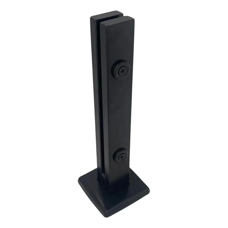 2x Coluna Torre Inox 304 40cm Guarda Corpo Preto Fosco