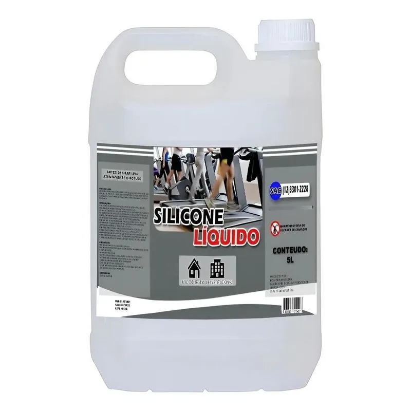 Silicone Lubrificante Líquido Para Esteira 5 Litro Alquimia
