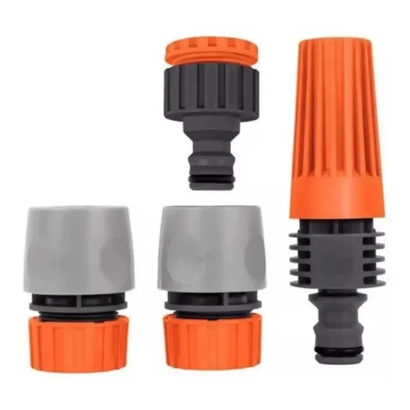 5x Conjunto Para Irrigação Com Engates Rápidos E Esguicho 4
