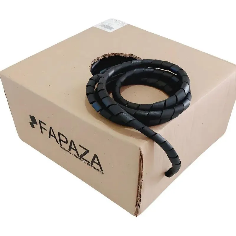 Fapaza Organizador De Cabos Espiral 1/2 Polegada Com 50 Metr