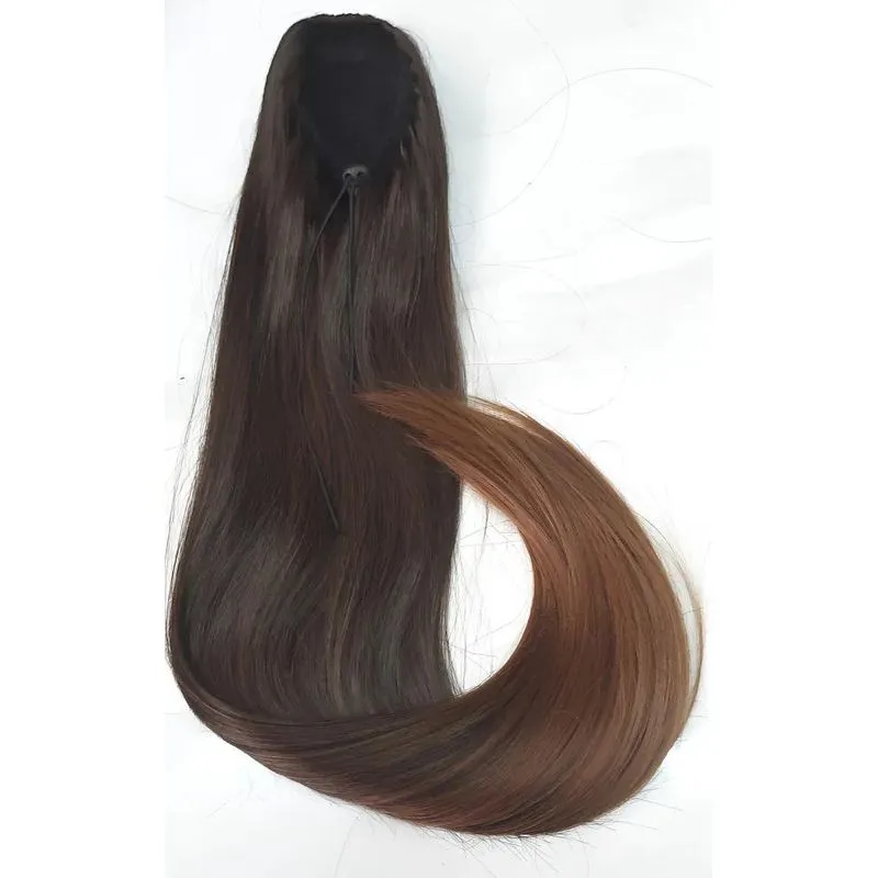 Rabo De Cavalo Extensão 75cm Fibra - Californiana Cobre 1b30