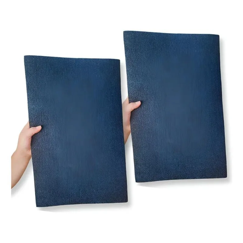 Arranhador Para Gatos Adesivo De Carpete 31x48cm Kit Azul