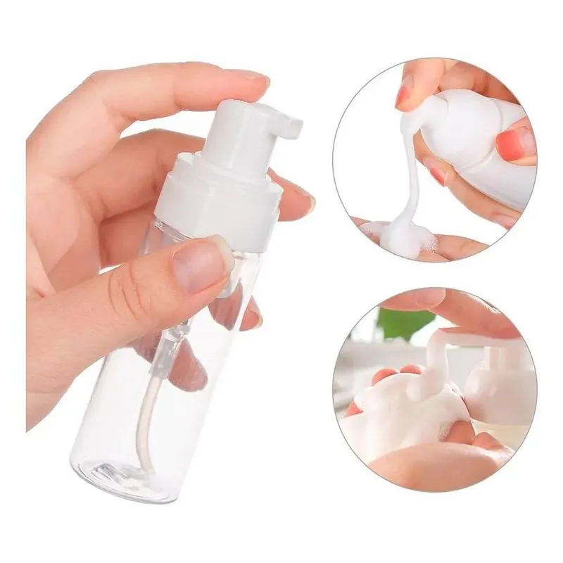 10x Frasco Pump Válvula Espumadora Limpeza Extensão Cílios