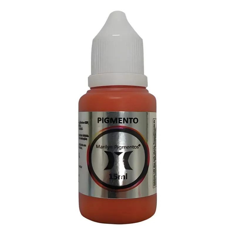 Pigmento Marilyn 15ml: Cores Vibrantes E Seguras ( - Laranja