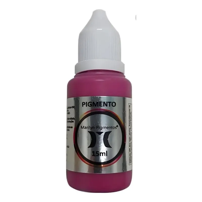Pigmento Marilyn 15ml: Cores Vibrantes E Seguras - Rosa Pink