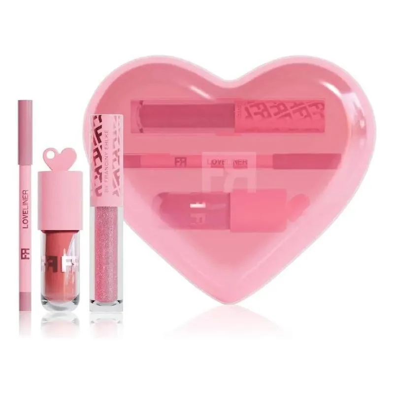 10x Love Kit Gloss Labial E Lápis Labial Franciny Ehlke