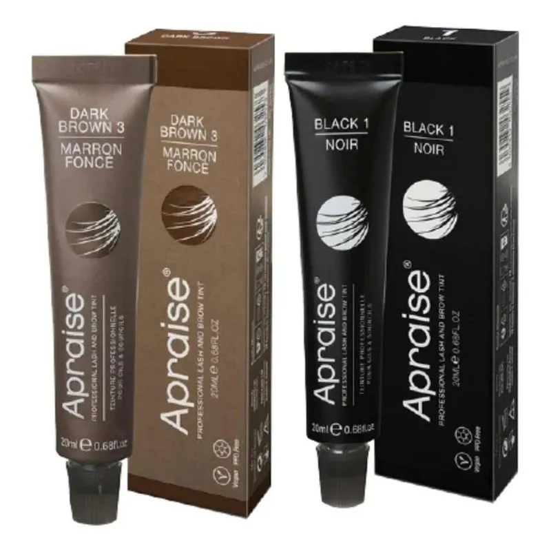 Apraise: Kit 2 Tinturas Sobrancelha &amp; - Preto E