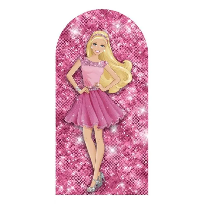 Capa Painel Romano Sublimado C/elástico 2x1m Vários Barbie