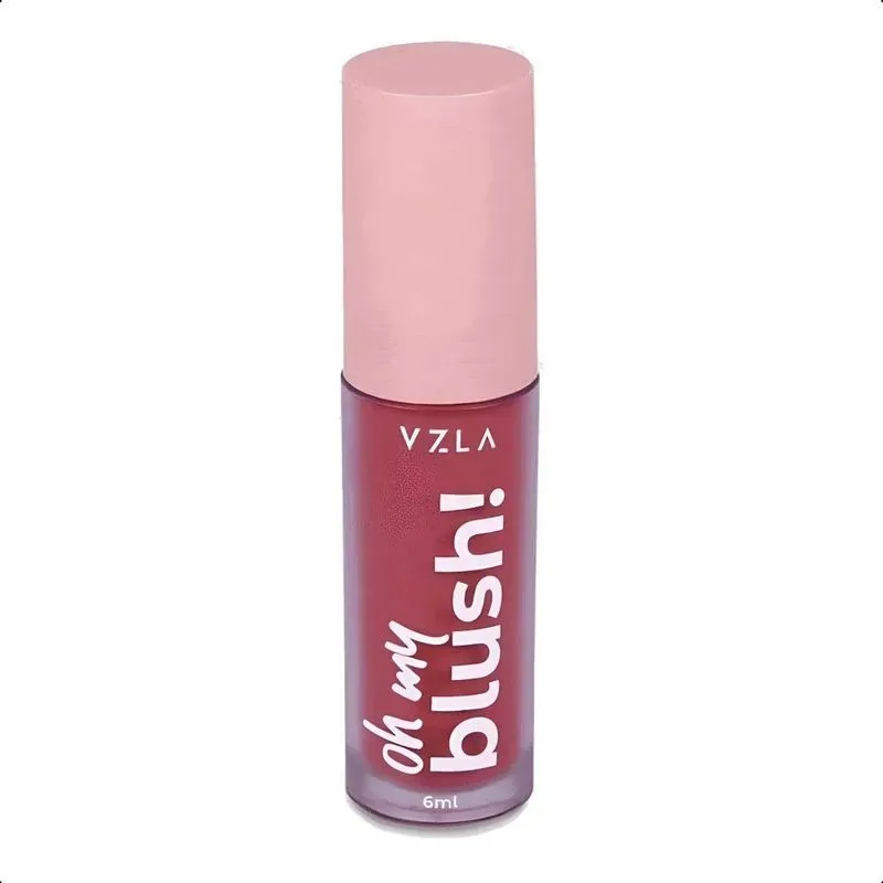 Blush Líquido Vizzela: Cor Natural E Duradoura V - Plumred