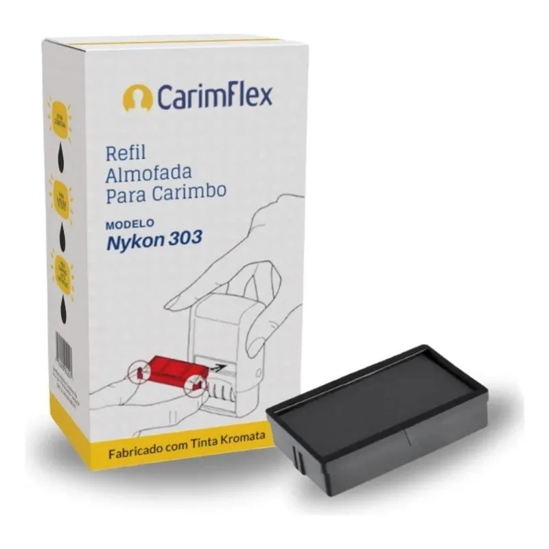 2x Refil Colop 30 Nykon 303 Almofada Reposição Para Carimbo
