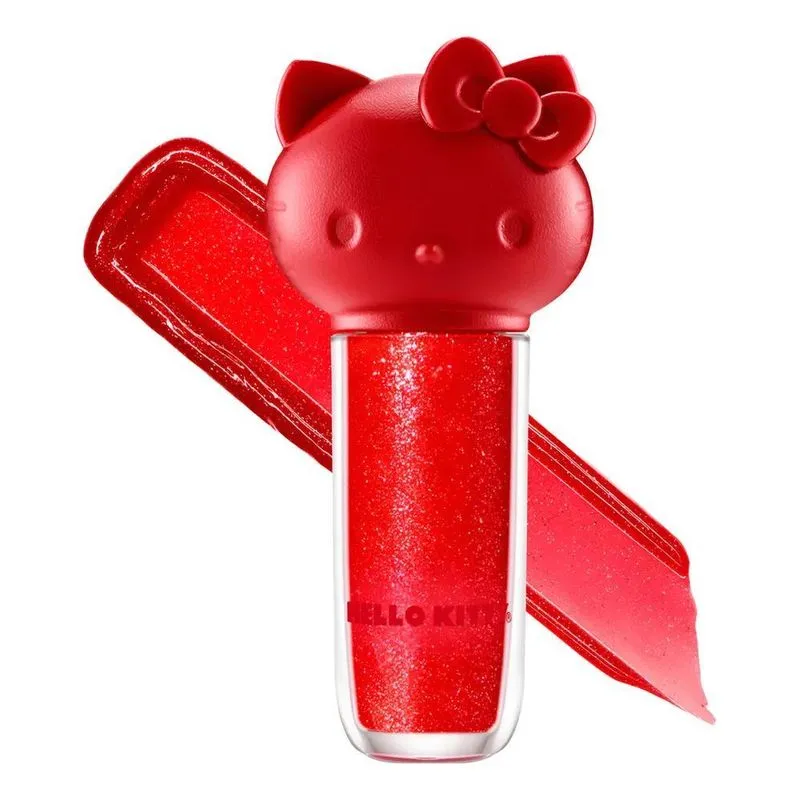 Lip Oil Hello Kitty Bruna Tavares: Brilho &amp; Cor Labial - Love