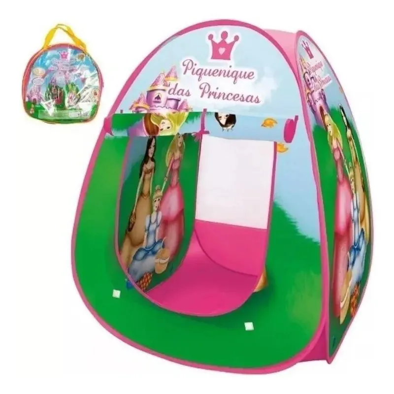 5x Barraca Toca Infantil Dobrável Tenda Cabana Princesa Meni