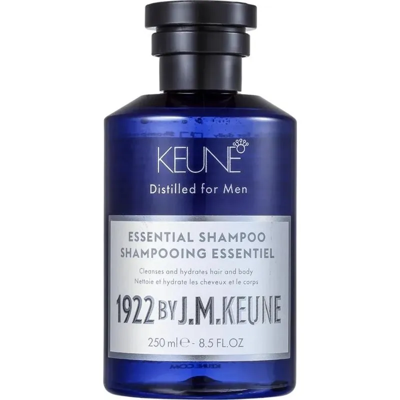 3x Keune 1922 By J. M. Essential - Shampoo Multifuncional 25