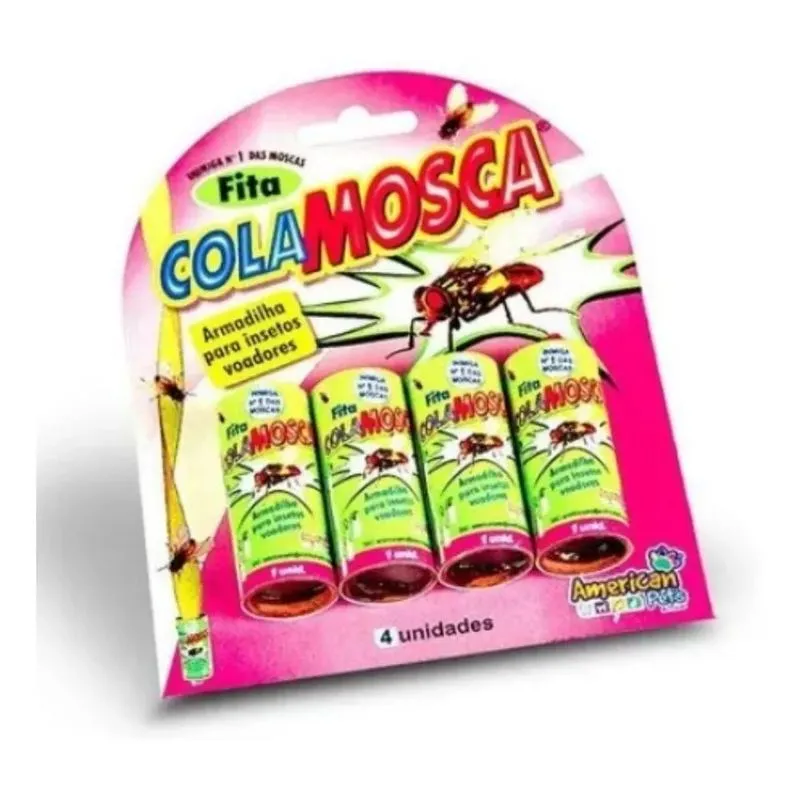 10x Armadilha Para Moscas E Insetos Voadores - 4 Fitas Cola