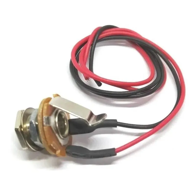 3x Jack Mono P10 Guitarra E Baixo Alpha Com Rabicho 30 Cm