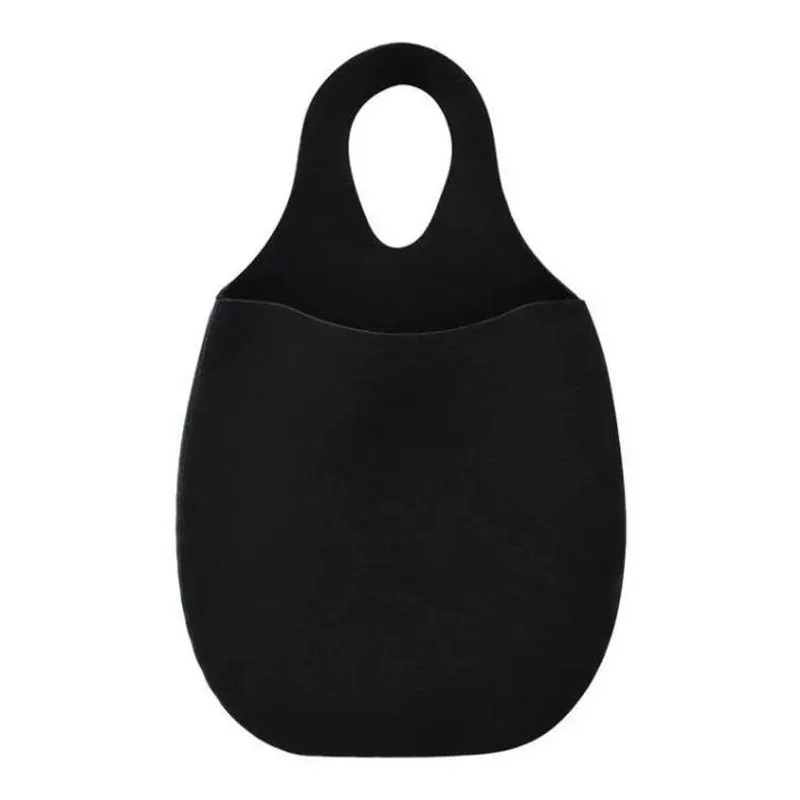 3x Lixeira Para Carro Preta Lisa Universal Resistente A Água