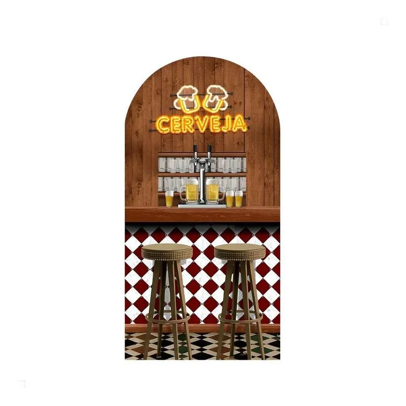 Capa Painel Romano Sublimado 2x1m: Festa In - Boteco Cerveja