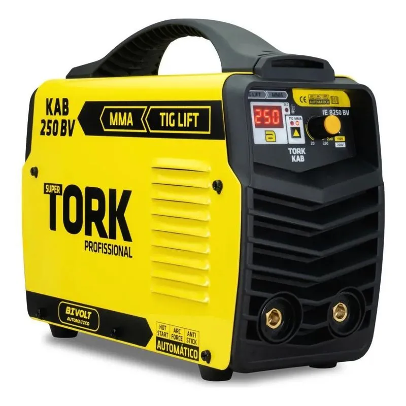10x Maquina De Solda Inversora Kab 250 Amp Mma Tig Tork Cor