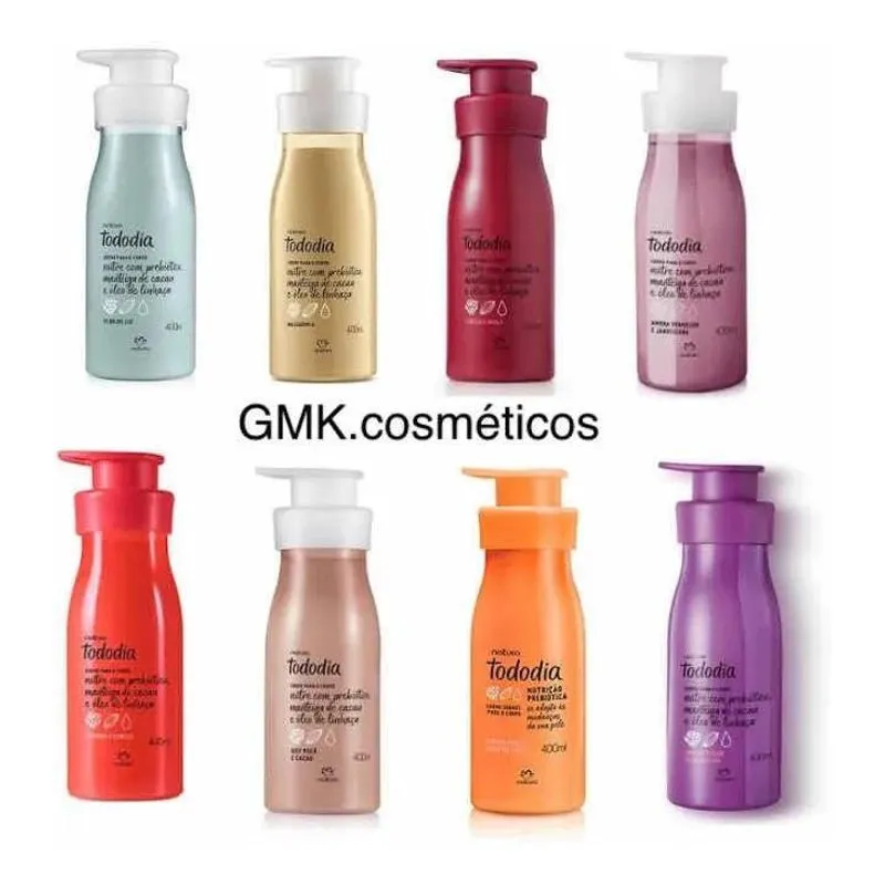 2x Hidratante Tododia 400ml Natura Várias Fragrâncias