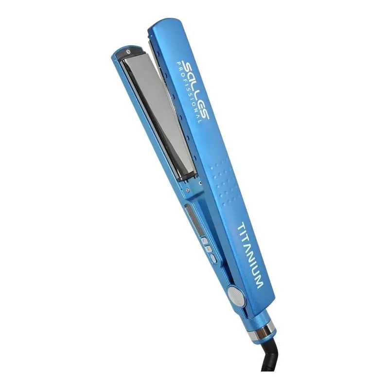 Chapinha Prancha Titanium Bivolt Azul Salles Profissional