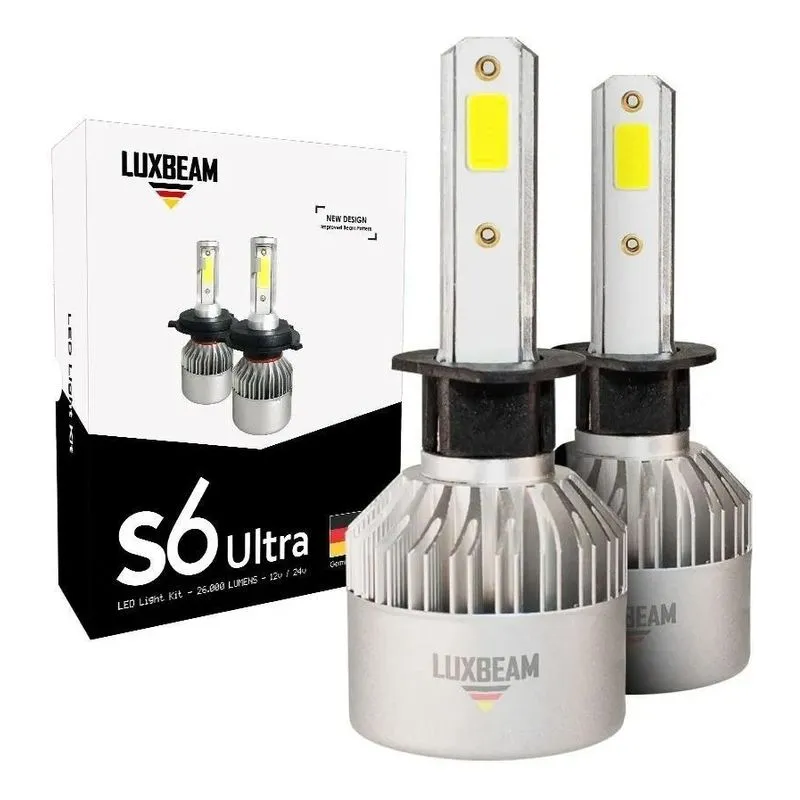 10x Par Super Led S6ultra 50w 6500k Lâmpada H1 H4 H7 H11 Lu