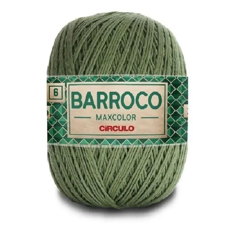 Barbante Barroco Maxcolor 6 Fios 200gr Linha Crochê Colorida
