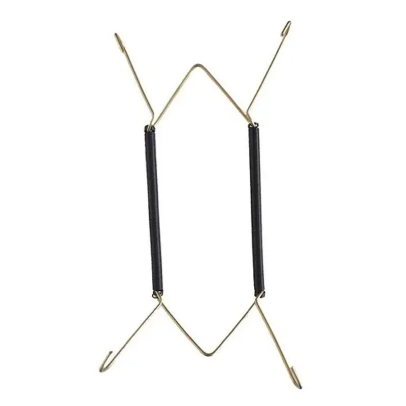 Suporte Gancho Mola Dourada Prato Pendura Parede Decorativo