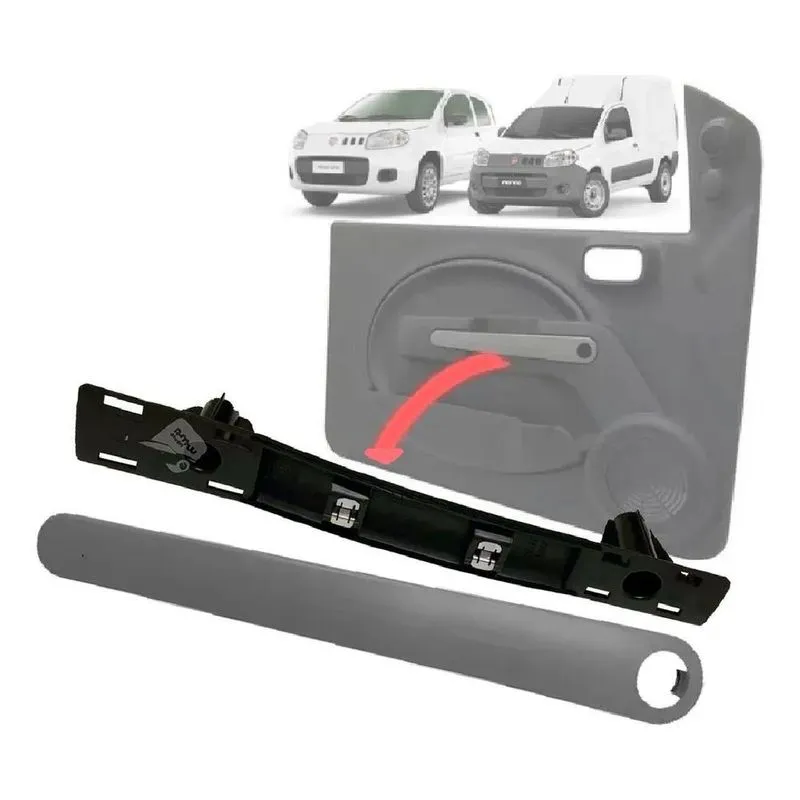 5x Suporte Moldura Puxador Porta Uno Vivace Economy Kit - Le