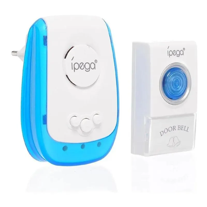 Campainha Prova Dágua Sem Fio Residencial Wireless 150 Mts