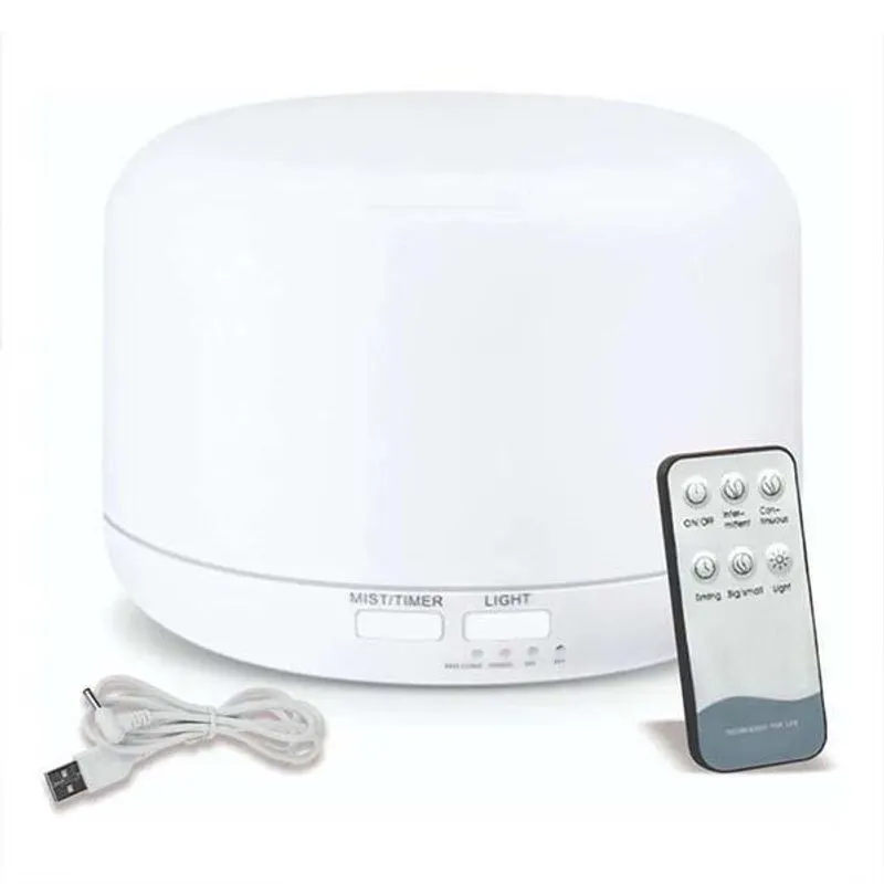 Aromatizador Difusor Aromas Usb Led 7 Cores 300ml + Controle