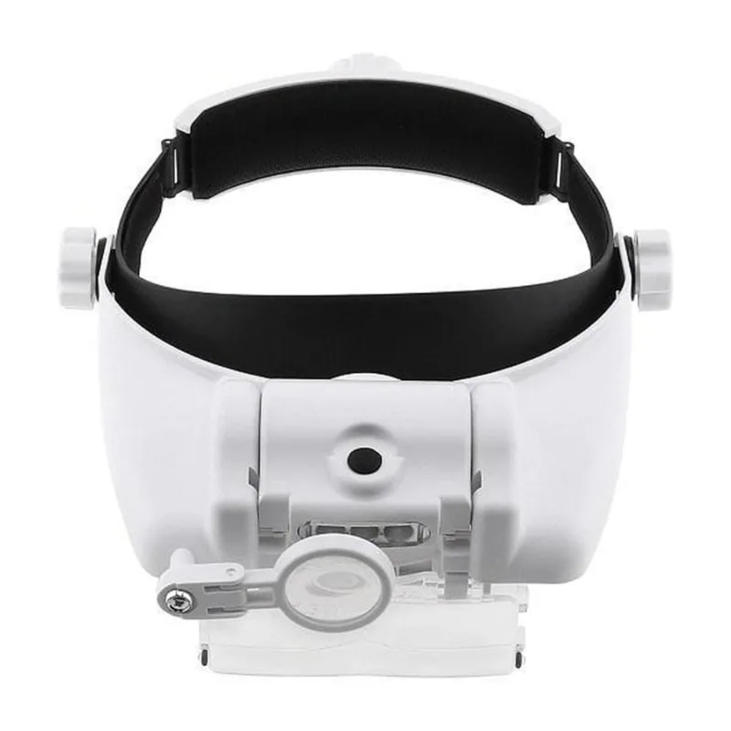 Super Lupa De Cabeça Profissional 3 Super Leds + 6 Lentes