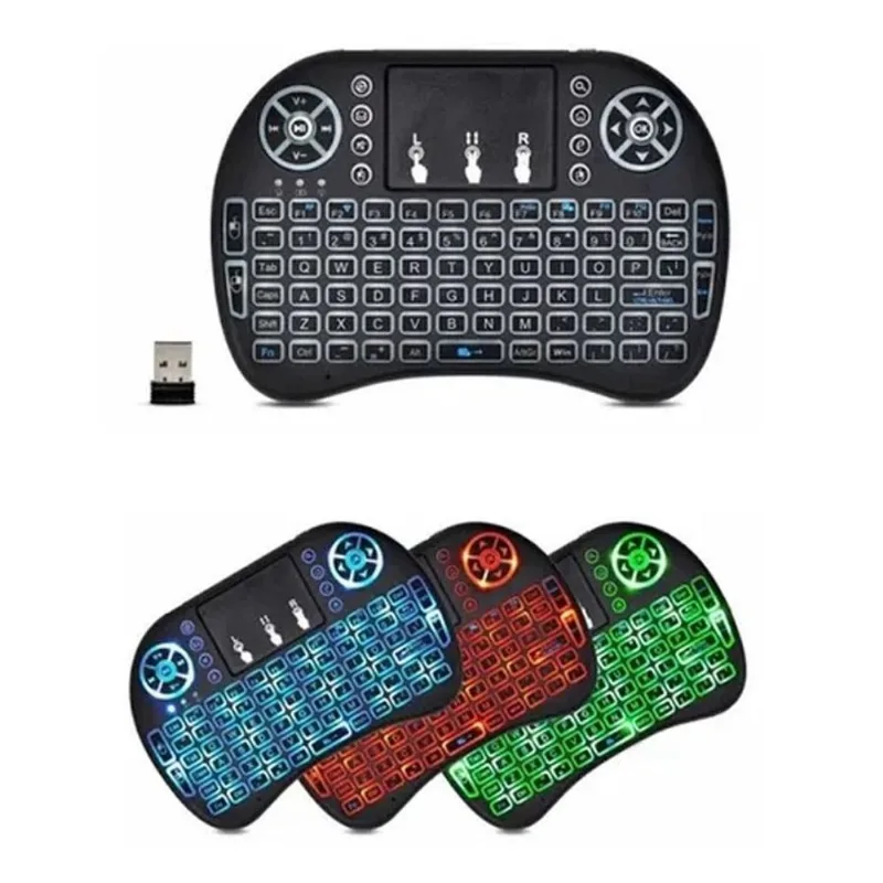 Mini Teclado Wireless Mouse Para Smart Tv/notebook/iPad