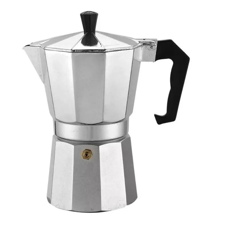 Cafeteira Italiana Em Alumínio Para 3 Xícaras Café Rápido