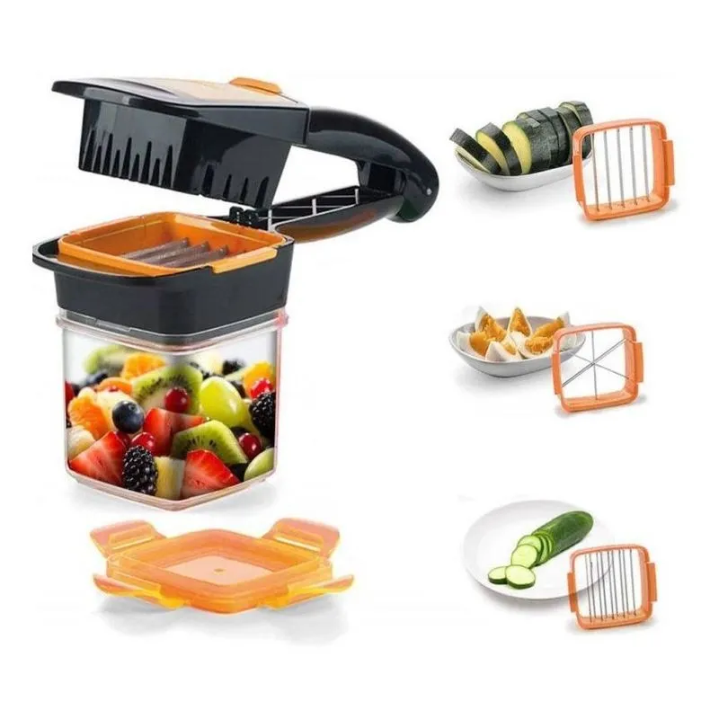 Fatiador De Legumes 5 Em 1 Cortador de Verduras Frutas
