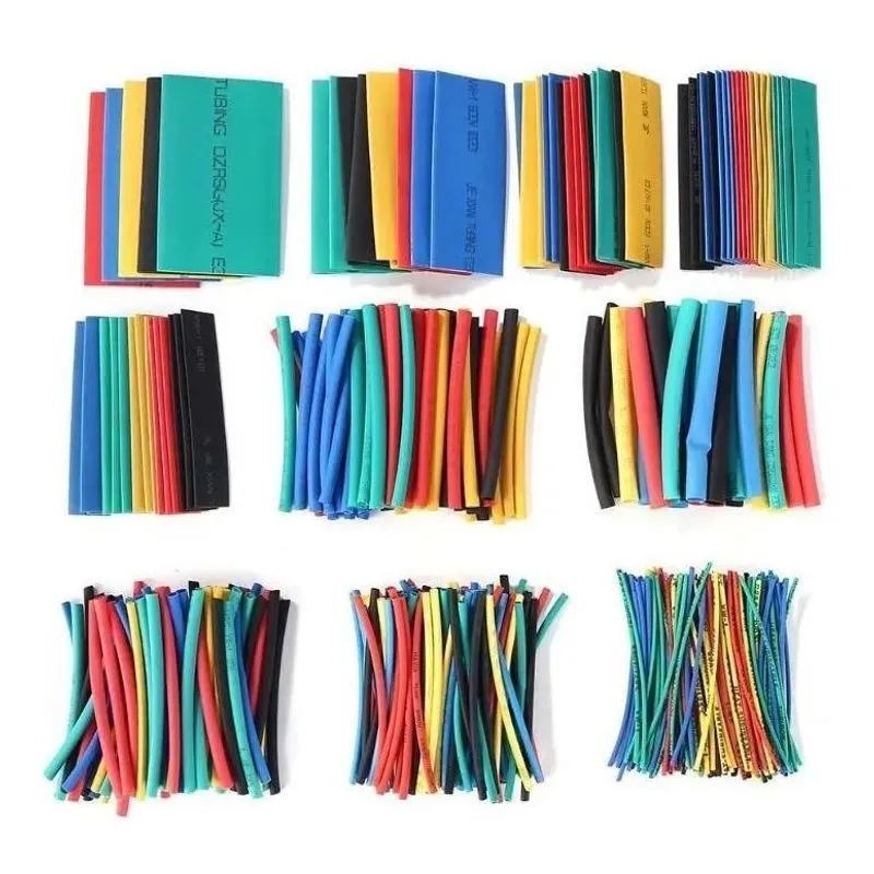 5x Kit 265 Espaguete Tubo Termo Retratil Macarrão Isolante F