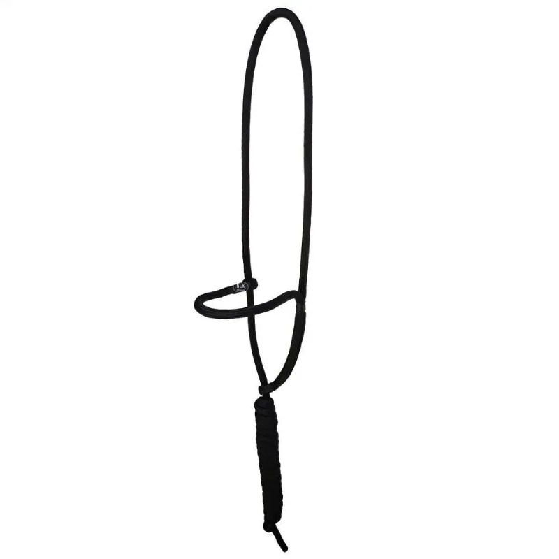Cabresto Animal Poli Cavalo Corda Cor Preto