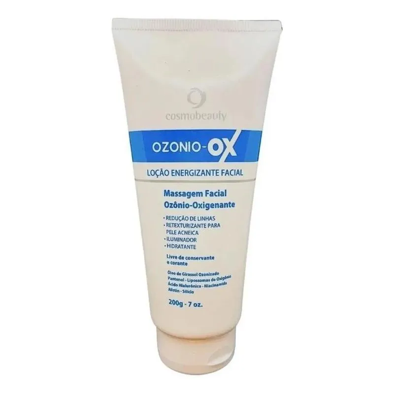 10x Loção De Massagem Facial Cosmobeauty Ozônio Ox