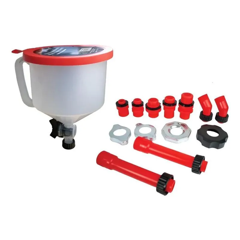 Kit Funil Para Enchimento De Liquido De Arrefecimento Cor Br