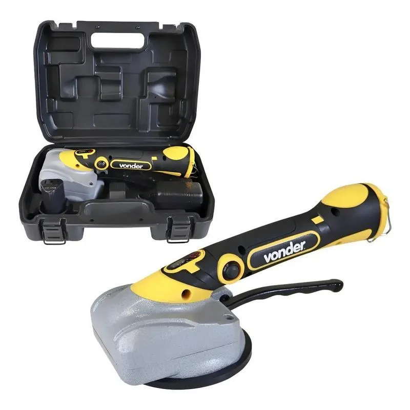Máquina De Assentar Piso Vonder Map120 Cor Amarelo/Preto 12v