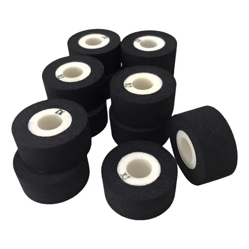 10 Rolos De Tinta Térmica/sólida 36x16mm Preta Hot Roll Ink