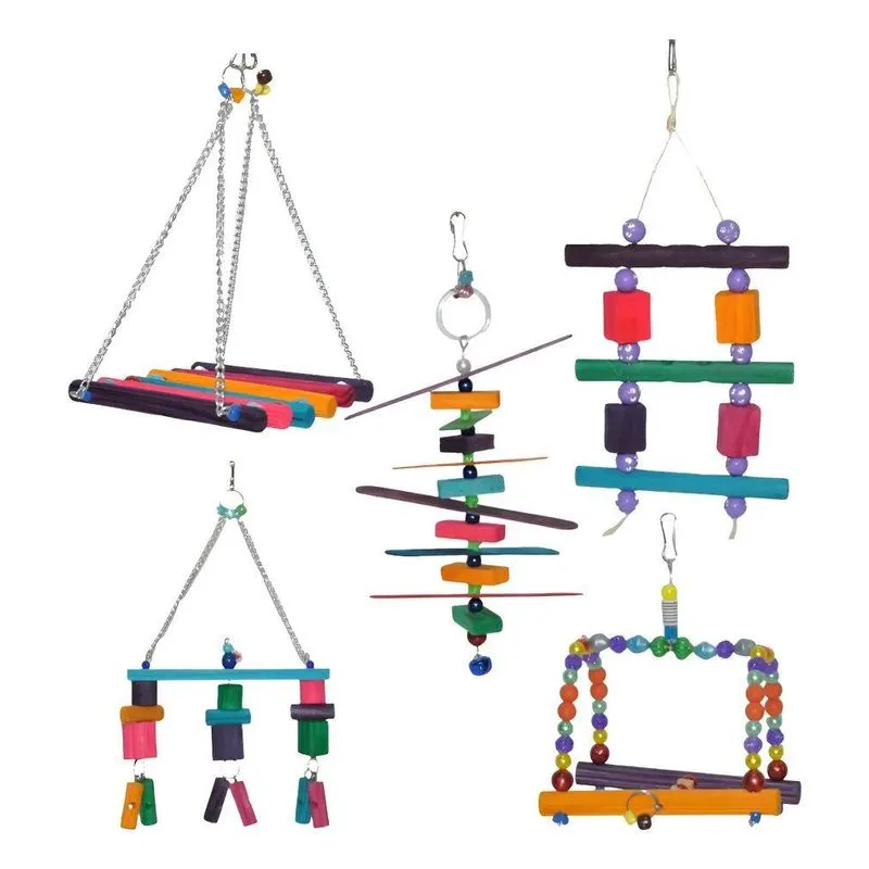 10x Brinquedos Calopsita-periquito-maritaca-agapornis Kit