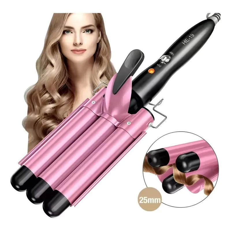 2x Chapinha Modeladora Triondas Cabelo Cerâmic Ondulador Biv
