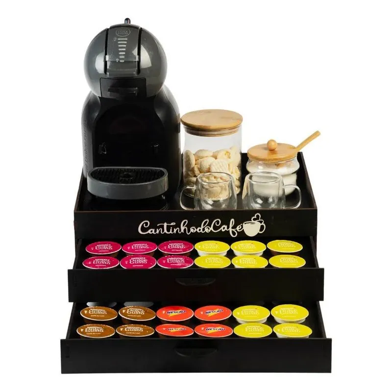10x Porta Capsula Dolce Gusto Combinandinho - Bandeja Canti