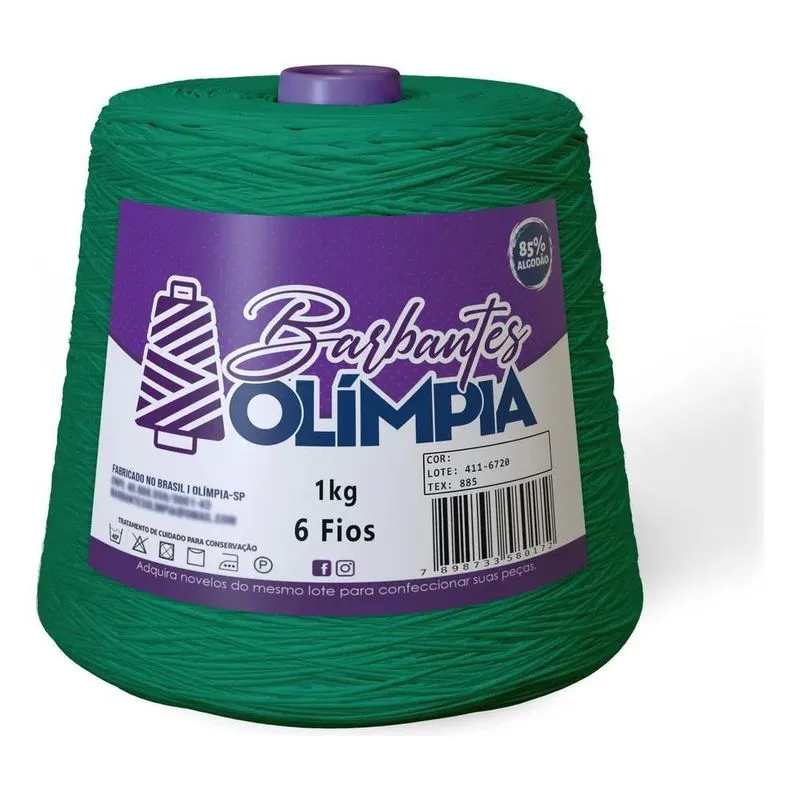 Barbante Olímpia Para Artesan Verde Bandeira