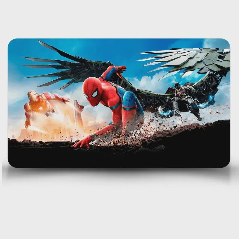Mouse Pad Gamer Spider Man Iron Man