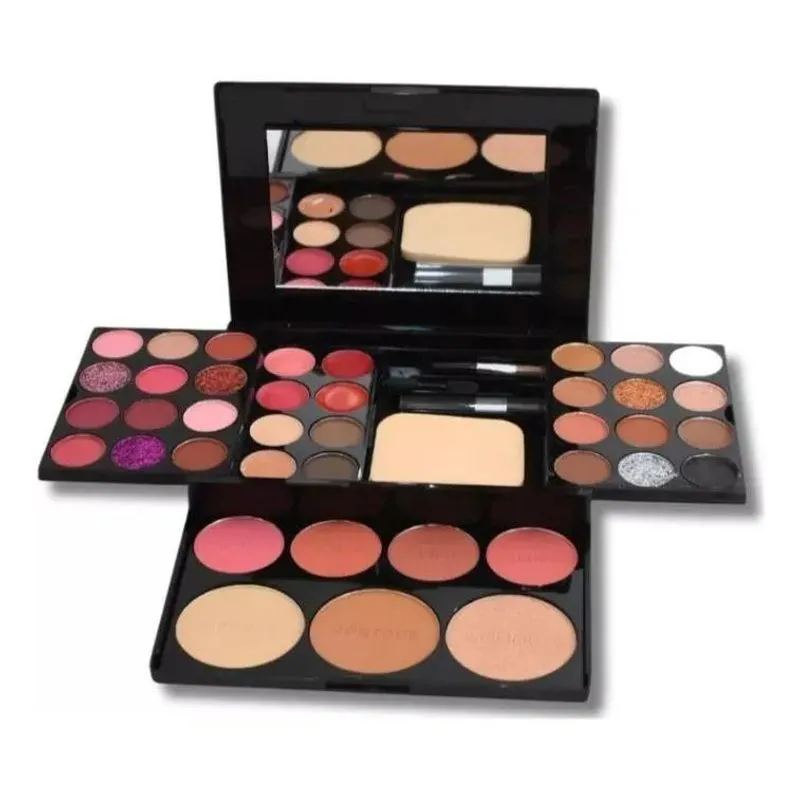 3x Kit Maquiagem Completo Profissional Sarahs Beauty