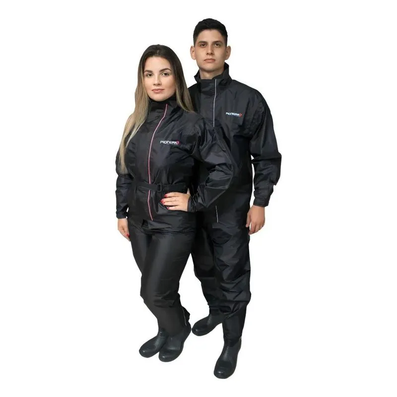 Capa De Chuva Motoqueiro Pioneira Storm Nylon I Feminino Gg