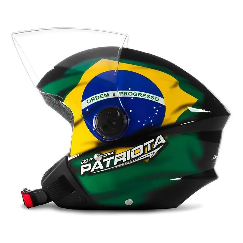 Capacete Para Moto Aberto Pro Tork New Liberty 3 P Preto 5